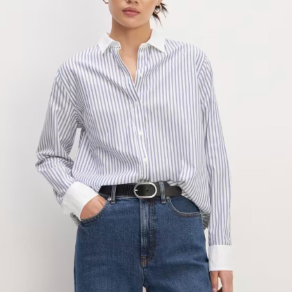 Everlane The Silky Cotton Relaxed Shirt